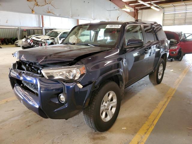 JTEEU5JR9M5237546 - 2021 TOYOTA 4RUNNER SR5 BLUE photo 1