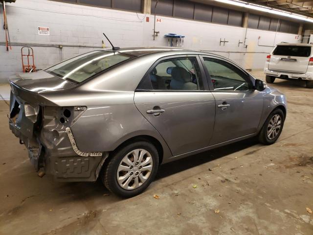 KNAFU4A20A5855305 - 2010 KIA FORTE EX GRAY photo 3