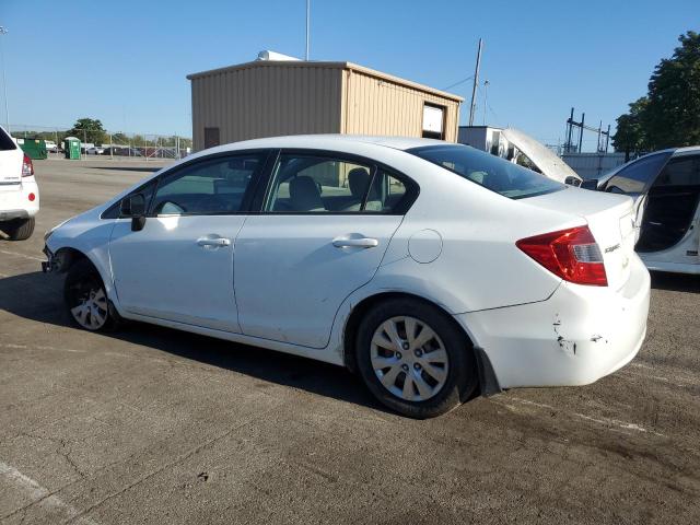 19XFB2F50CE063789 - 2012 HONDA CIVIC LX WHITE photo 2