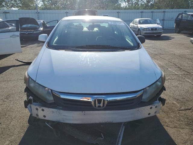 19XFB2F50CE063789 - 2012 HONDA CIVIC LX WHITE photo 5