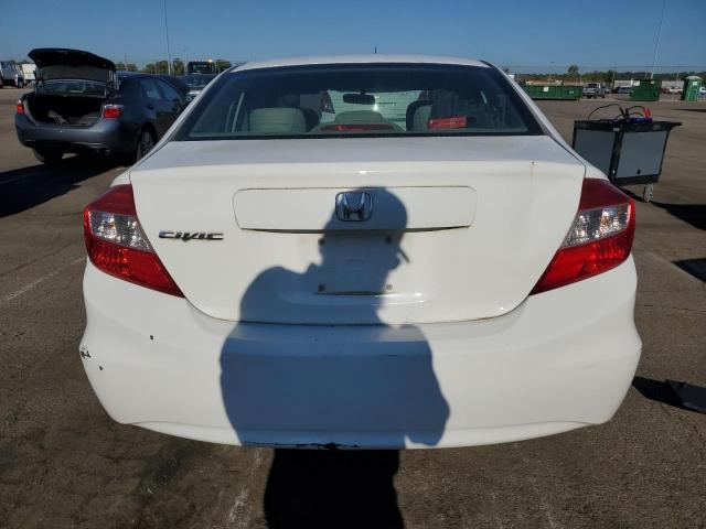 19XFB2F50CE063789 - 2012 HONDA CIVIC LX WHITE photo 6
