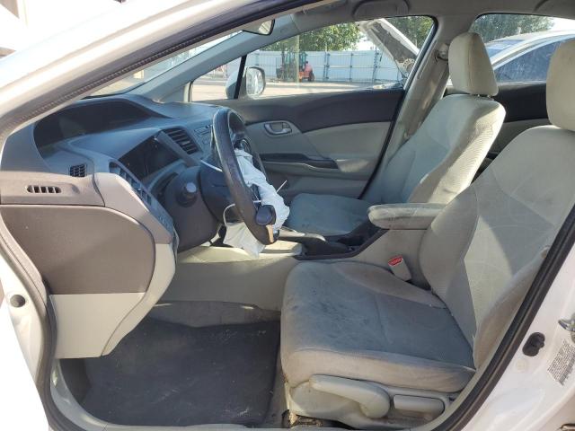 19XFB2F50CE063789 - 2012 HONDA CIVIC LX WHITE photo 7