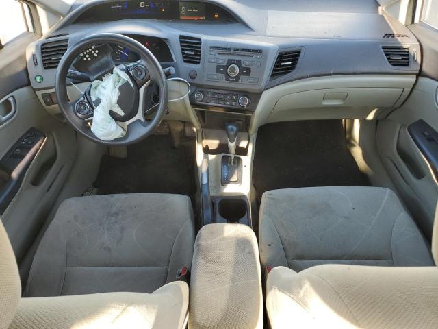 19XFB2F50CE063789 - 2012 HONDA CIVIC LX WHITE photo 8