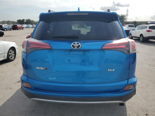 JTMWFREV1HJ702626 - 2017 TOYOTA RAV4 XLE BLUE photo 6