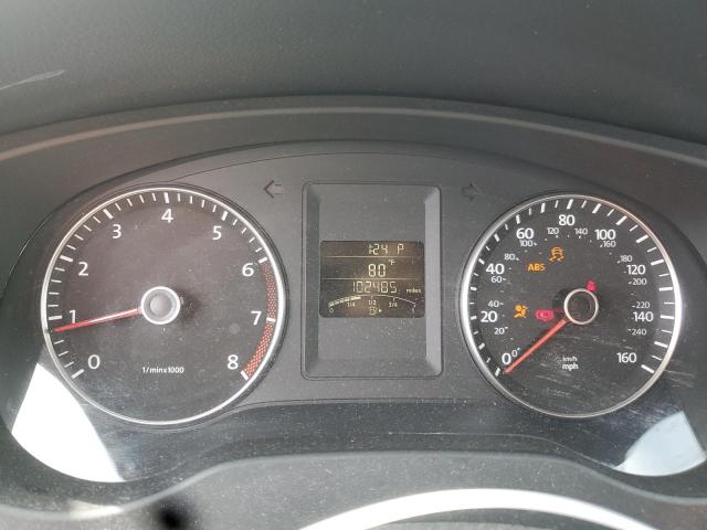 3VWDX7AJ1CM417008 - 2012 VOLKSWAGEN JETTA SE Қара фото 9