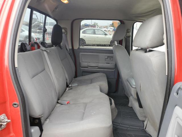 1D7HW48KX6S507506 - 2006 DODGE DAKOTA QUAD SLT Красный фото 10