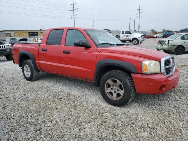 1D7HW48KX6S507506 - 2006 DODGE DAKOTA QUAD SLT Красный фото 4