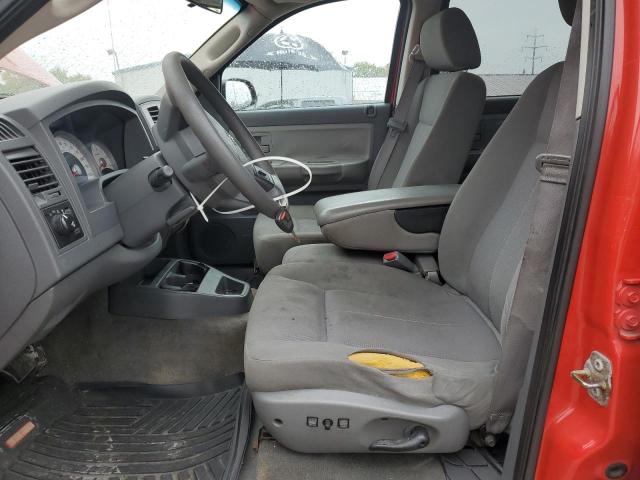 1D7HW48KX6S507506 - 2006 DODGE DAKOTA QUAD SLT Красный фото 7