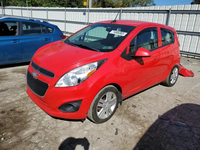 KL8CD6S91EC490074 - 2014 CHEVROLET SPARK 1LT RED photo 1