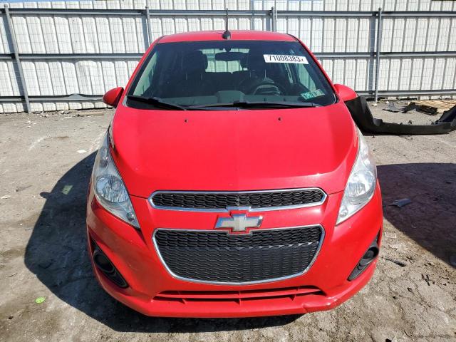 KL8CD6S91EC490074 - 2014 CHEVROLET SPARK 1LT RED photo 5