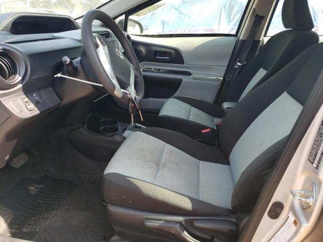 JTDKDTB36C1507960 - 2012 TOYOTA PRIUS C ვერცხლისფერი ფოტო 7