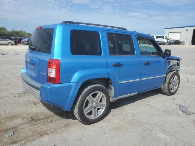 1J8FT48W58D542645 - 2008 JEEP PATRIOT LIMITED BLUE photo 3