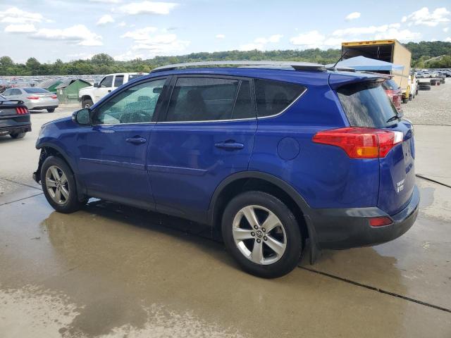 2T3RFREV0FW300110 - 2015 TOYOTA RAV4 XLE BLUE photo 2