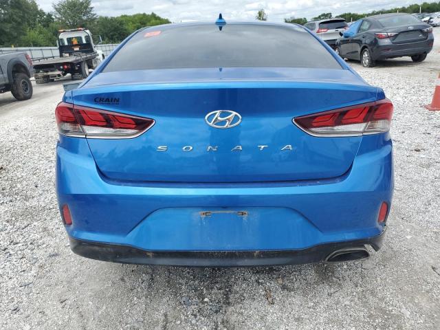 5NPE34AF7JH611493 - 2018 HYUNDAI SONATA SPORT BLUE photo 6