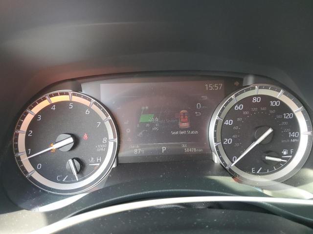 5TDGZRBH2NS186348 - 2022 TOYOTA HIGHLANDER XLE Argent photo 9