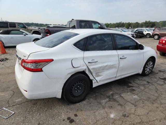 3N1AB7AP2FL637036 - 2015 NISSAN SENTRA S WHITE photo 3