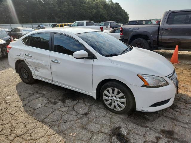 3N1AB7AP2FL637036 - 2015 NISSAN SENTRA S WHITE photo 4