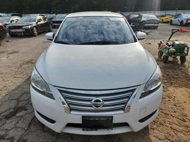 3N1AB7AP2FL637036 - 2015 NISSAN SENTRA S WHITE photo 5