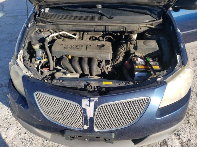 5Y2SL65857Z429898 - 2007 PONTIAC VIBE BLUE photo 11