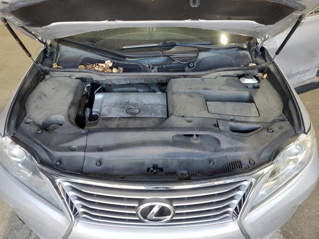 2T2BK1BA3FC308692 - 2015 LEXUS RX 350 BASE ვერცხლისფერი ფოტო 12