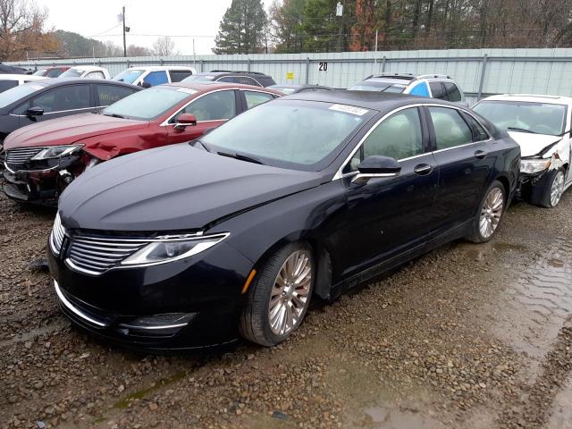 3LN6L2G98DR806025 - 2013 LINCOLN MKZ BLACK photo 2