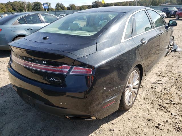 3LN6L2G98DR806025 - 2013 LINCOLN MKZ BLACK photo 4