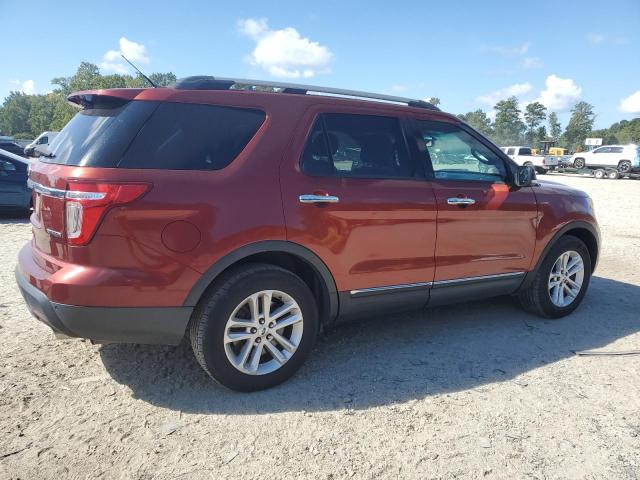 1FM5K7D85EGA36608 - 2014 FORD EXPLORER XLT ORANGE photo 3