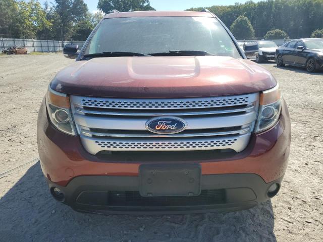 1FM5K7D85EGA36608 - 2014 FORD EXPLORER XLT ORANGE photo 5