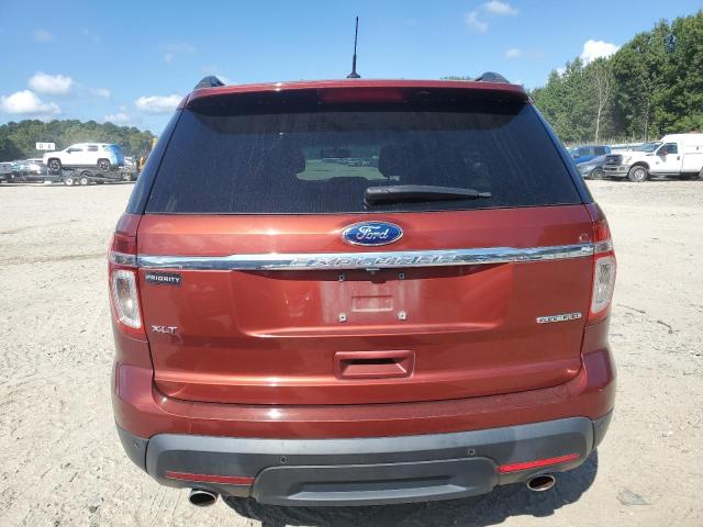1FM5K7D85EGA36608 - 2014 FORD EXPLORER XLT ORANGE photo 6