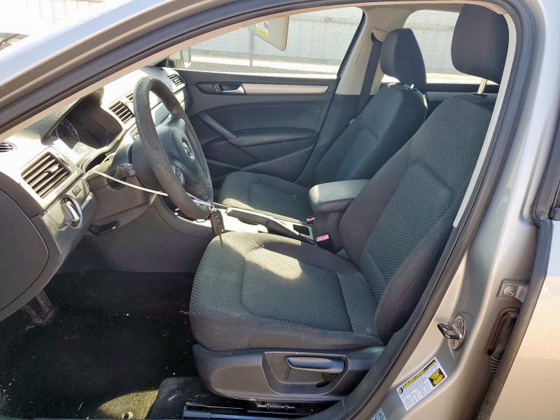 1VWAH7A3XDC027058 - 2013 VOLKSWAGEN PASSAT S SILVER photo 7