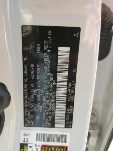 5TDGZRBH6LS505215 - 2020 TOYOTA HIGHLANDER XLE WHITE photo 14