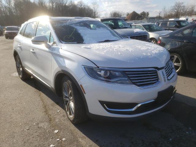 2LMTJ8LP9GBL57803 - 2016 LINCOLN MKX RESERVE WHITE photo 1