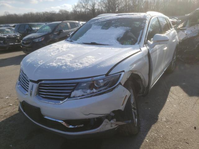 2LMTJ8LP9GBL57803 - 2016 LINCOLN MKX RESERVE თეთრი ფოტო 2