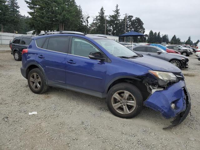 2T3RFREV0FW260529 - 2015 TOYOTA RAV4 XLE BLUE photo 4