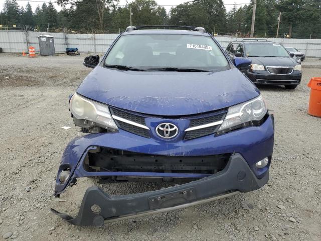 2T3RFREV0FW260529 - 2015 TOYOTA RAV4 XLE BLUE photo 5