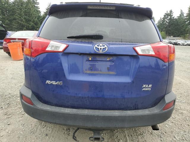 2T3RFREV0FW260529 - 2015 TOYOTA RAV4 XLE BLUE photo 6