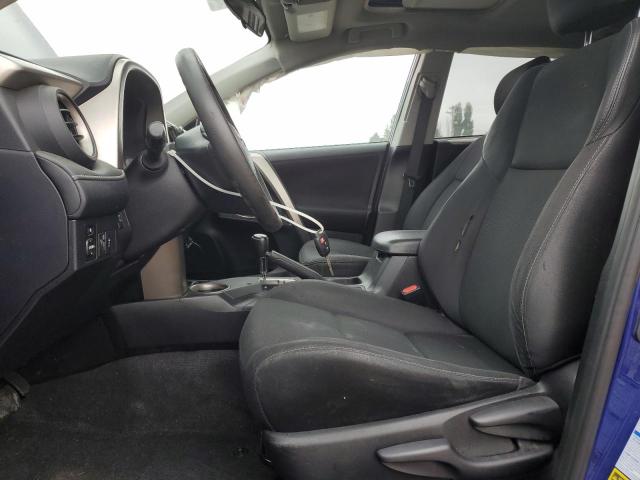 2T3RFREV0FW260529 - 2015 TOYOTA RAV4 XLE BLUE photo 7