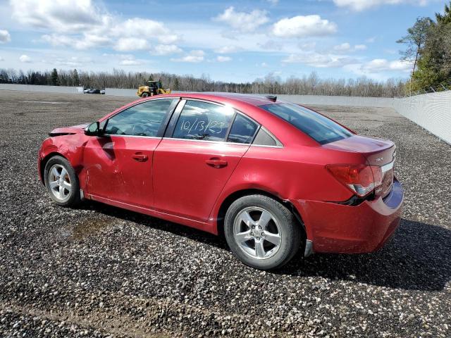 1G1PG5S99B7114164 - 2011 CHEVROLET CRUZE LT RED photo 2