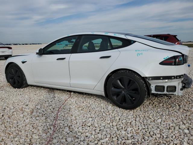 5YJSA1E52NF476517 - 2022 TESLA MODEL S Սպիտակ լուսանկար 2
