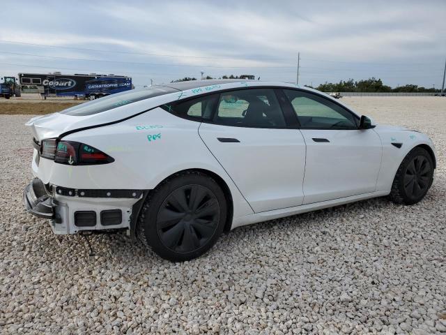 5YJSA1E52NF476517 - 2022 TESLA MODEL S Սպիտակ լուսանկար 3