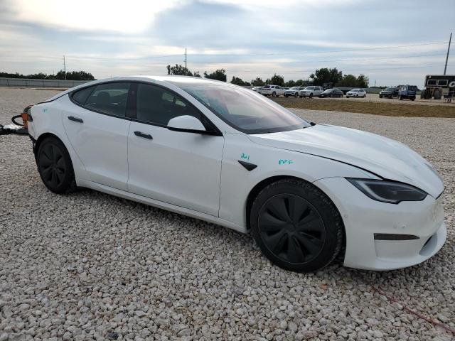 5YJSA1E52NF476517 - 2022 TESLA MODEL S Սպիտակ լուսանկար 4