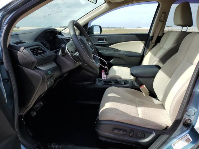 2HKRM3H51GH504440 - 2016 HONDA CR-V EX BLUE photo 7