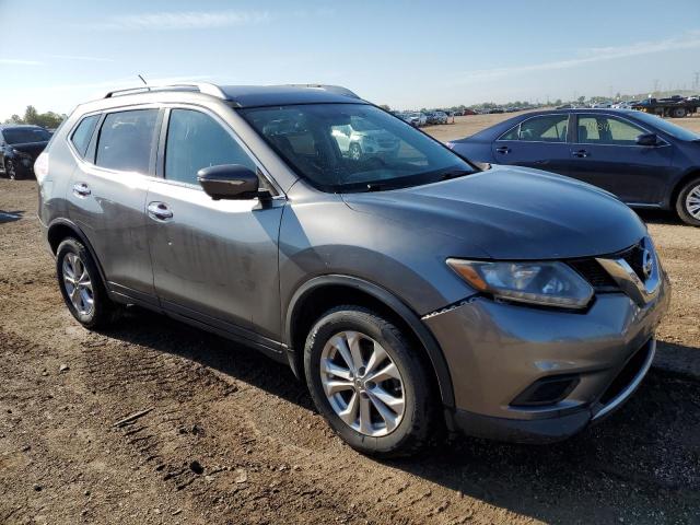 KNMAT2MT2FP519921 - 2015 NISSAN ROGUE S GRAY photo 4