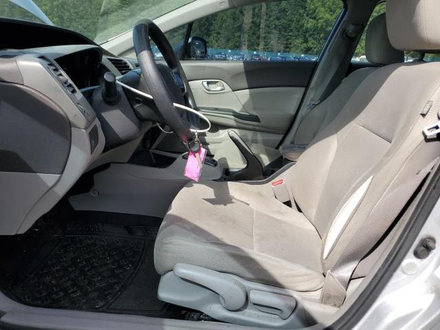 2HGFB2F22CH515706 - 2012 HONDA CIVIC DX SILVER photo 7