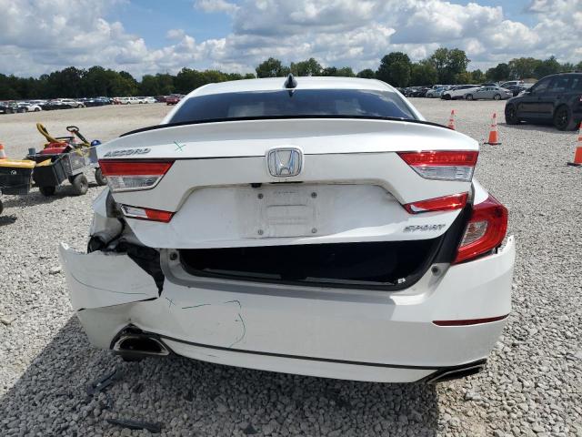 1HGCV1F37NA113498 - 2022 HONDA ACCORD SPORT WHITE photo 6