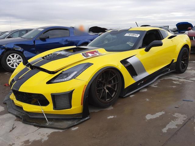 1G1YS2D61H5603859 - 2017 CHEVROLET CORVETTE Z06 2LZ YELLOW photo 1