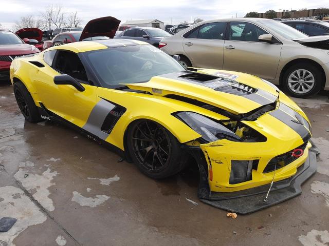 1G1YS2D61H5603859 - 2017 CHEVROLET CORVETTE Z06 2LZ YELLOW photo 4