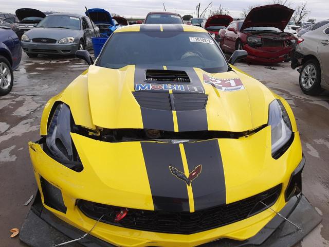 1G1YS2D61H5603859 - 2017 CHEVROLET CORVETTE Z06 2LZ YELLOW photo 5