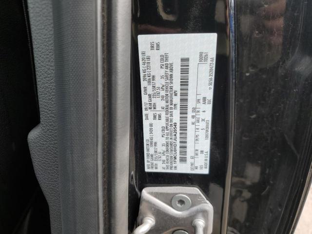 1FMCU0HD7JUA20549 - 2018 FORD ESCAPE SEL Schwarz Foto 12