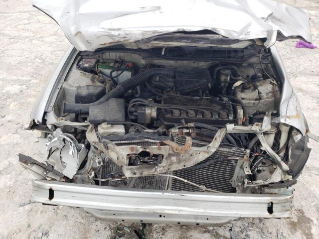 2HGEJ6443YH100041 - 2000 HONDA CIVIC DX SILVER photo 11